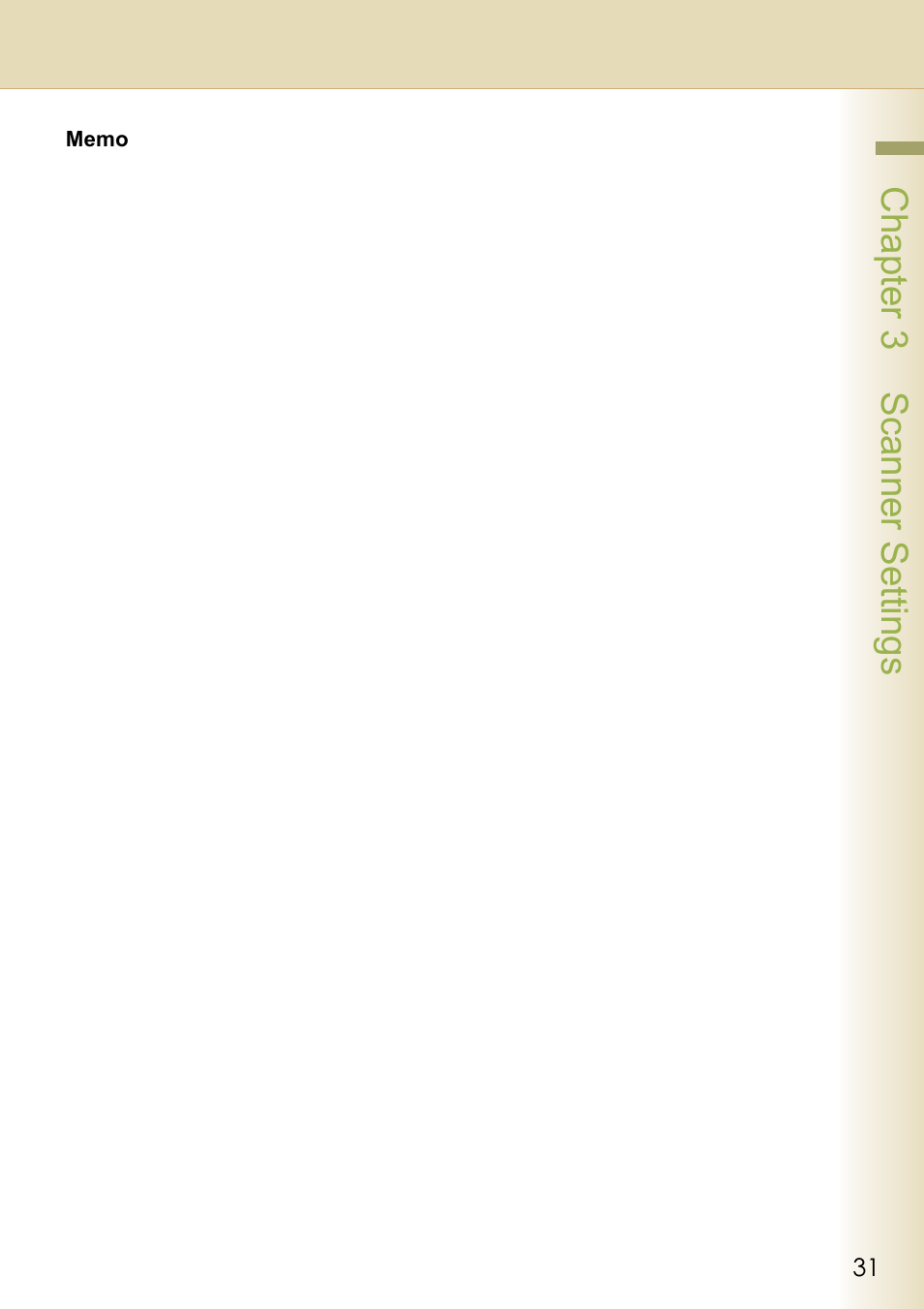 Chapter 3 scanner settings | Philips WORKIO DP-C262 User Manual | Page 31 / 54