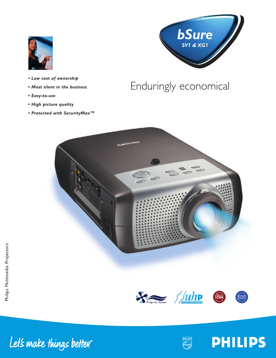 Philips bSure XG1SV1 User Manual | 2 pages