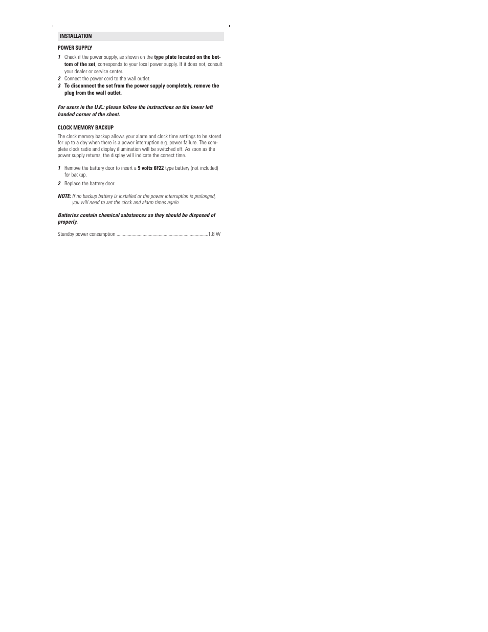Philips AJ3121/125 User Manual | Page 4 / 11