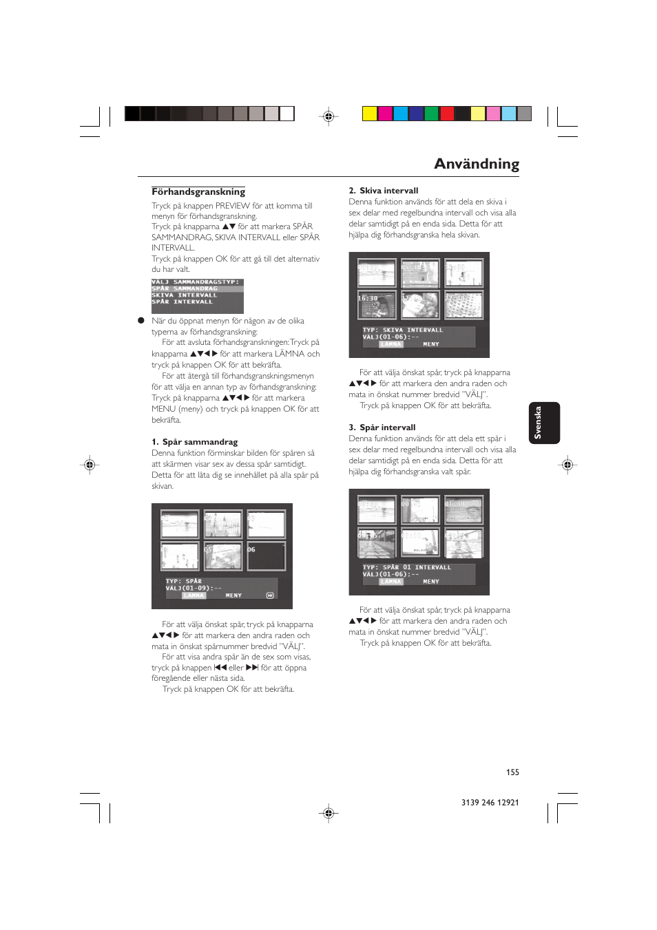 Användning | Philips DVD729/001 User Manual | Page 16 / 34