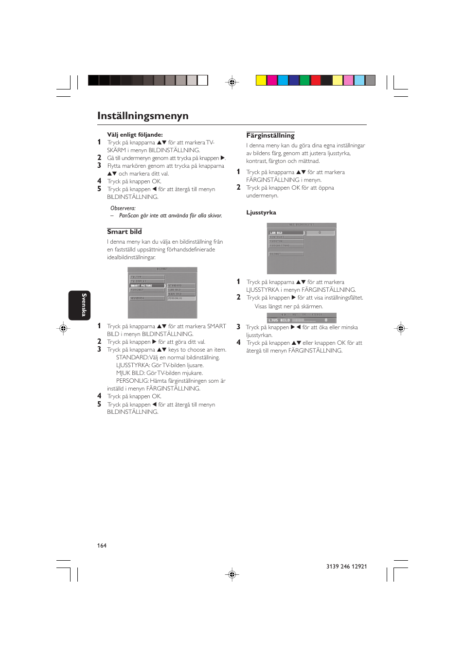 Inställningsmenyn | Philips DVD729/001 User Manual | Page 25 / 34