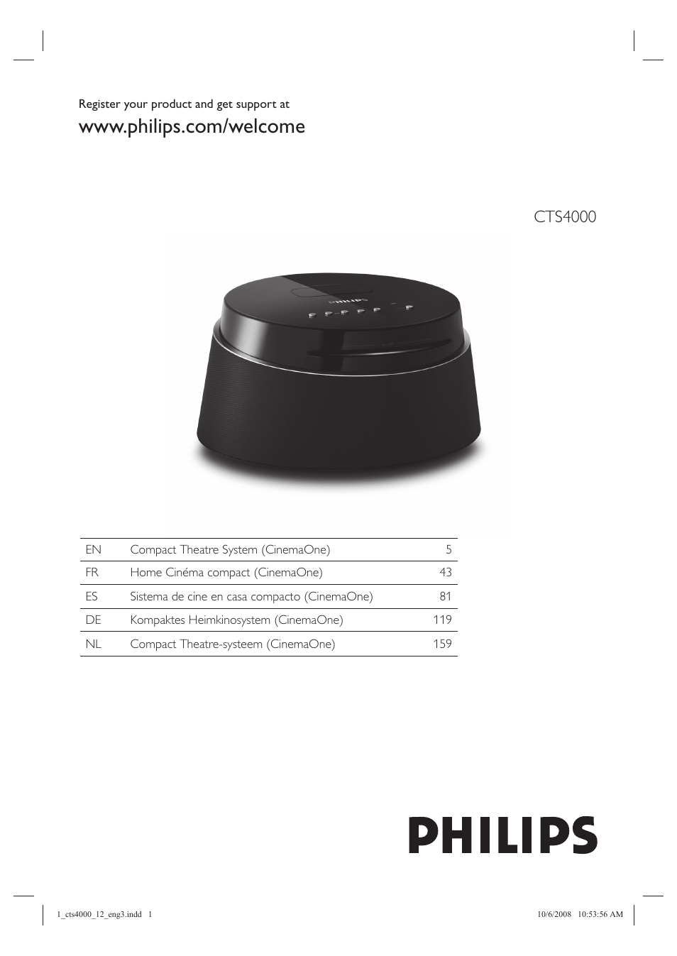 Philips CTS4000/05 User Manual | 42 pages