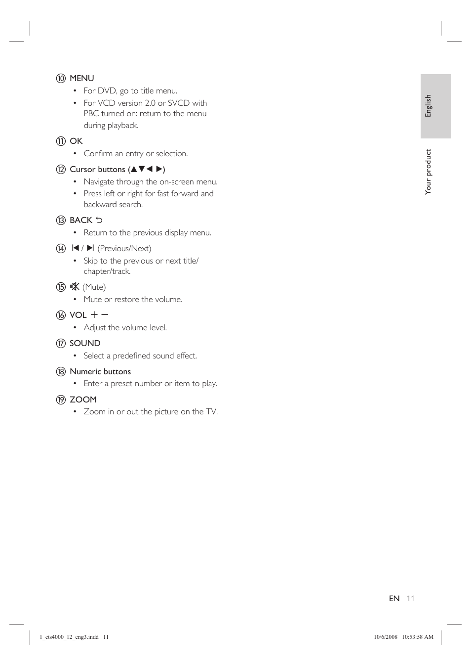 Philips CTS4000/05 User Manual | Page 11 / 42