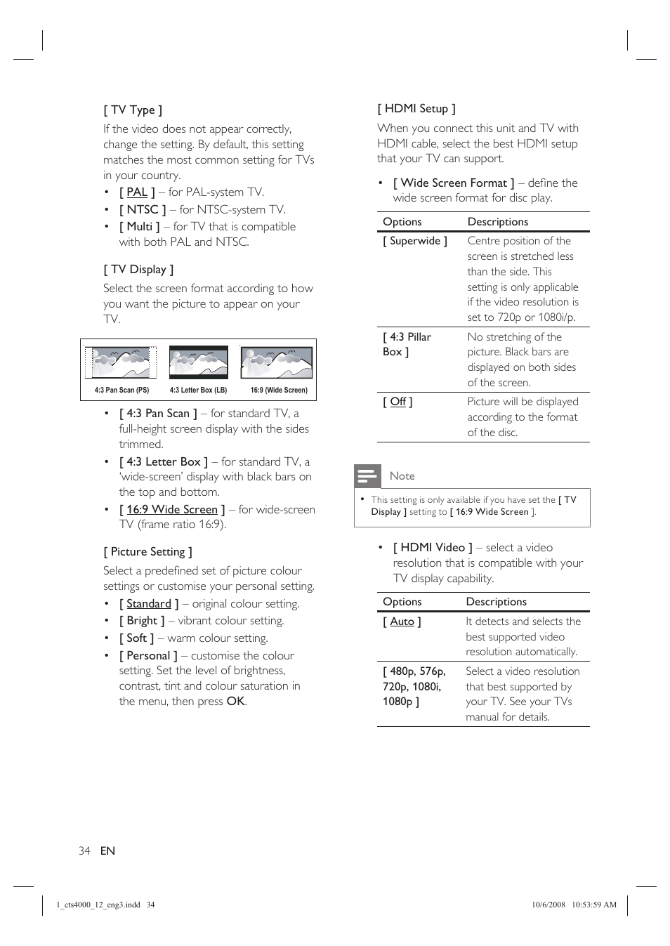 Philips CTS4000/05 User Manual | Page 34 / 42