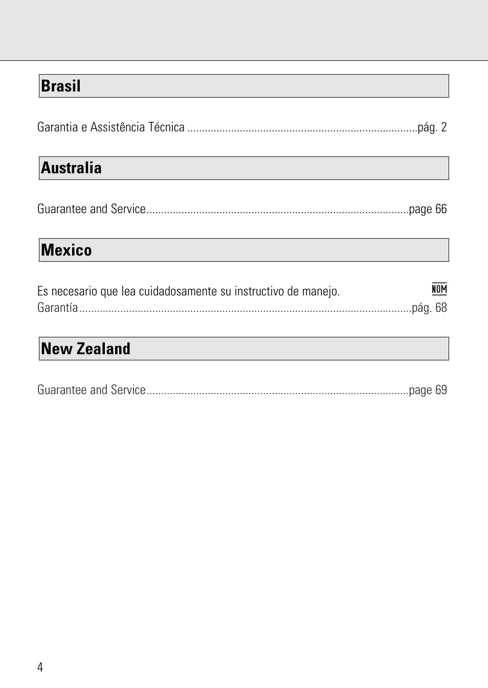 Philips AZ 7582 User Manual | Page 4 / 160