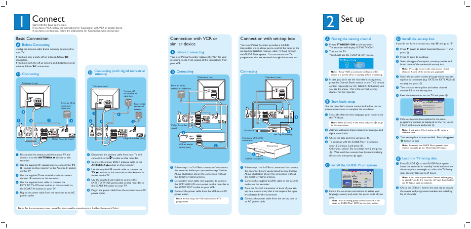 Philips DVDR7260H/05B User Manual | 2 pages