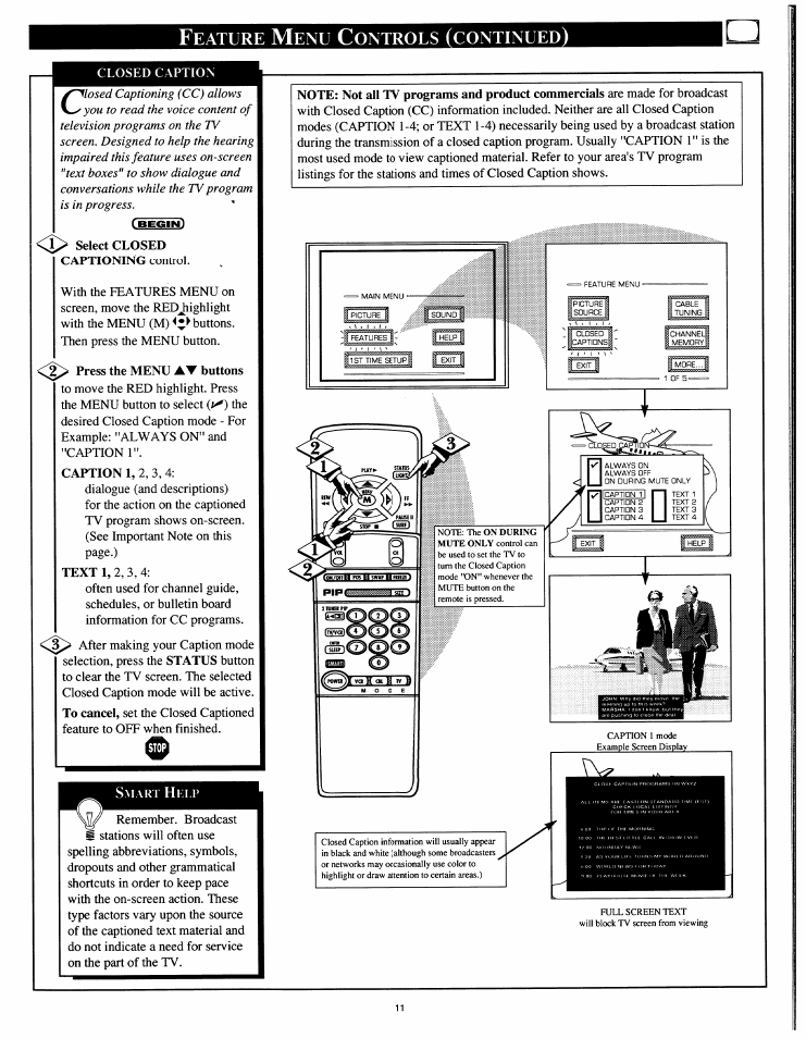 Eature, Ontrols, Continued | Philips 54XP43C/37 User Manual | Page 11 / 56