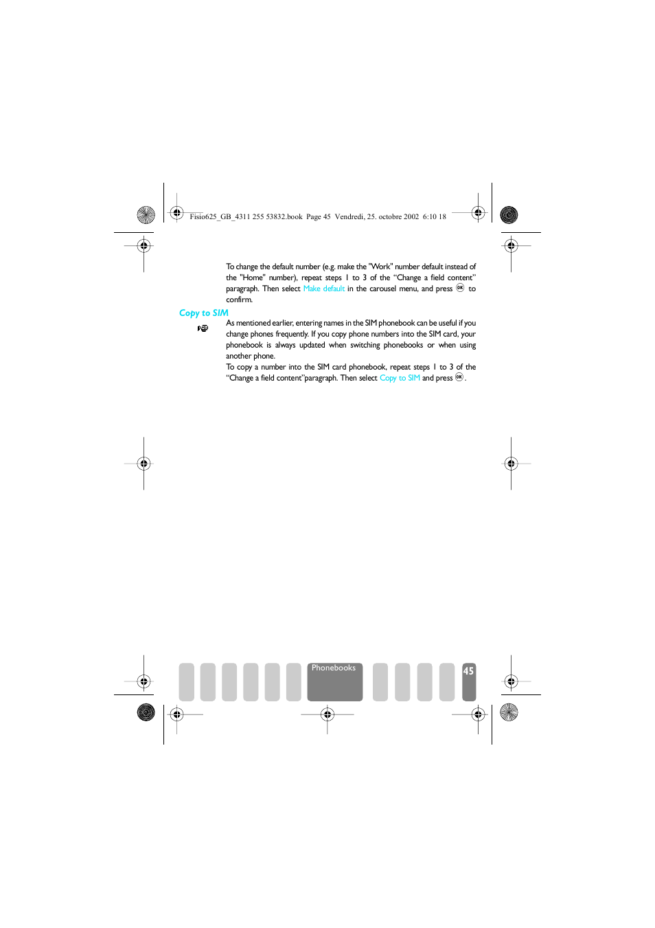 Philips Fisio 625 User Manual | Page 47 / 92