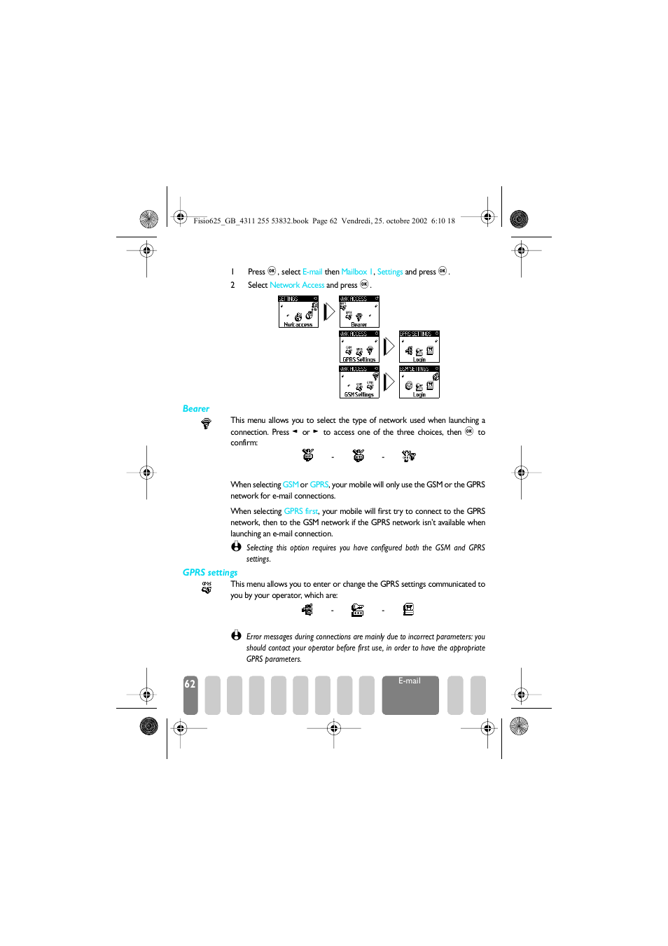 Philips Fisio 625 User Manual | Page 64 / 92