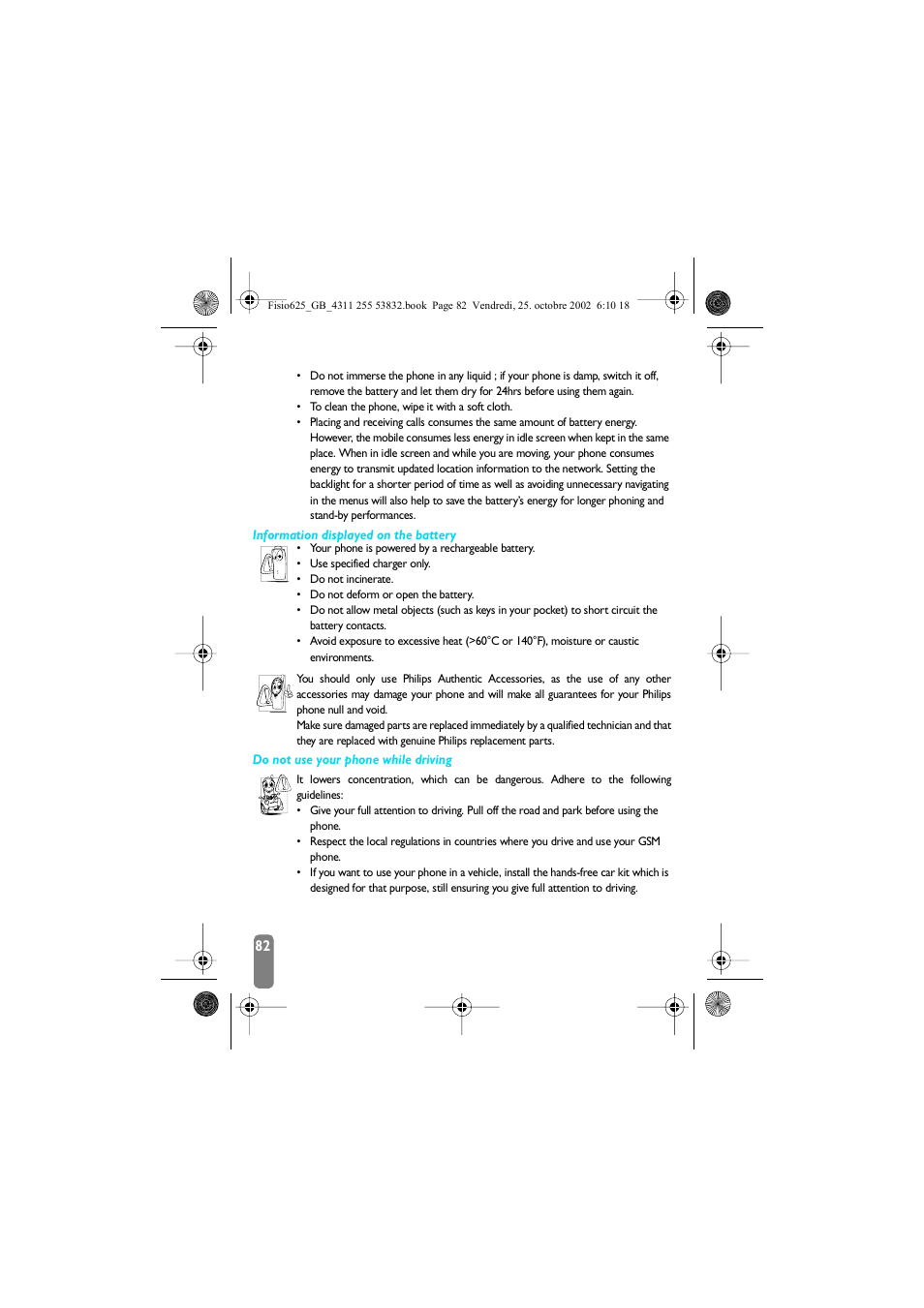 Philips Fisio 625 User Manual | Page 84 / 92