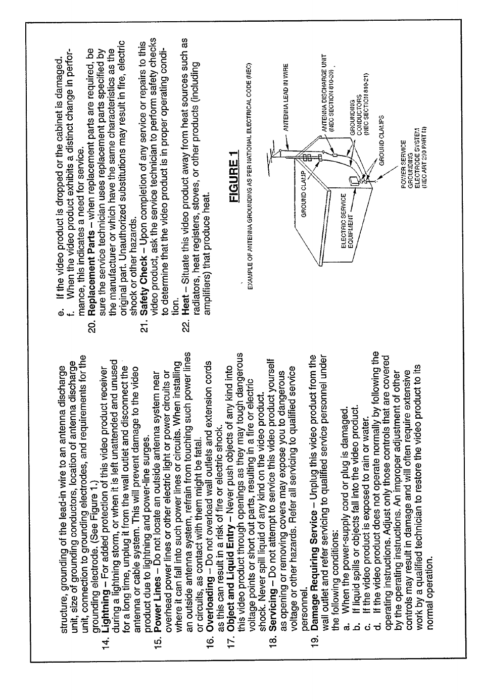 Figure 1 | Philips turbo drive VR550 User Manual | Page 24 / 28