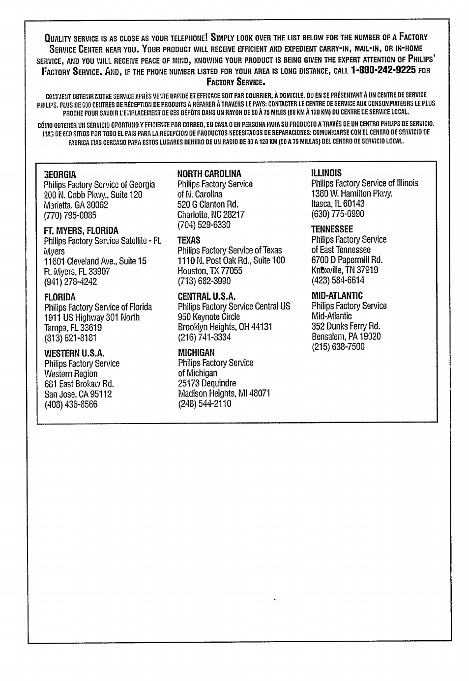 Philips turbo drive VR550 User Manual | Page 26 / 28