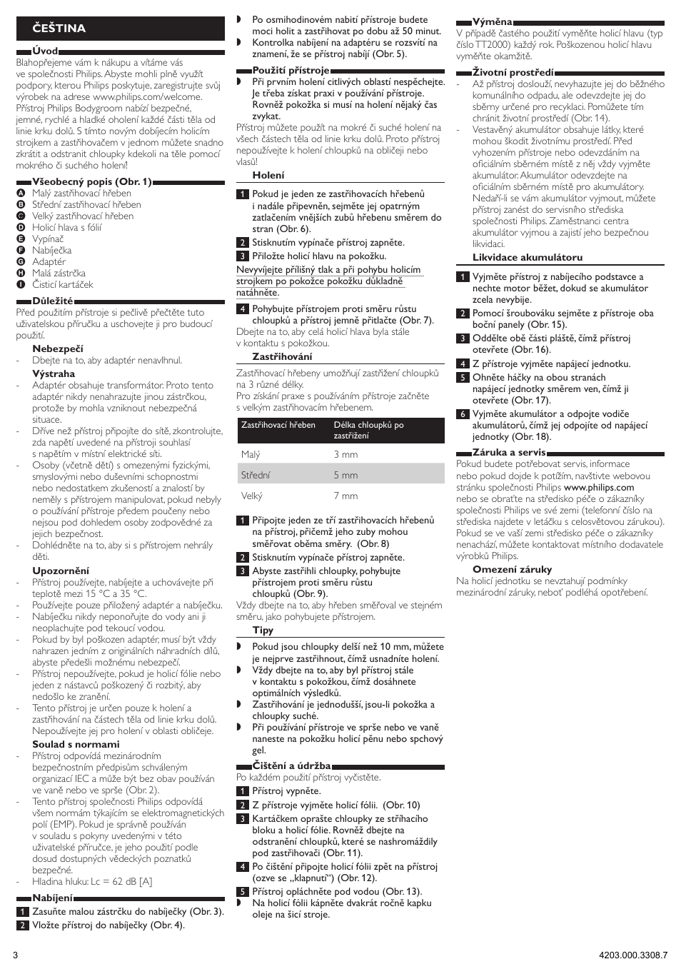 Philips TT2022 User Manual | Page 3 / 7