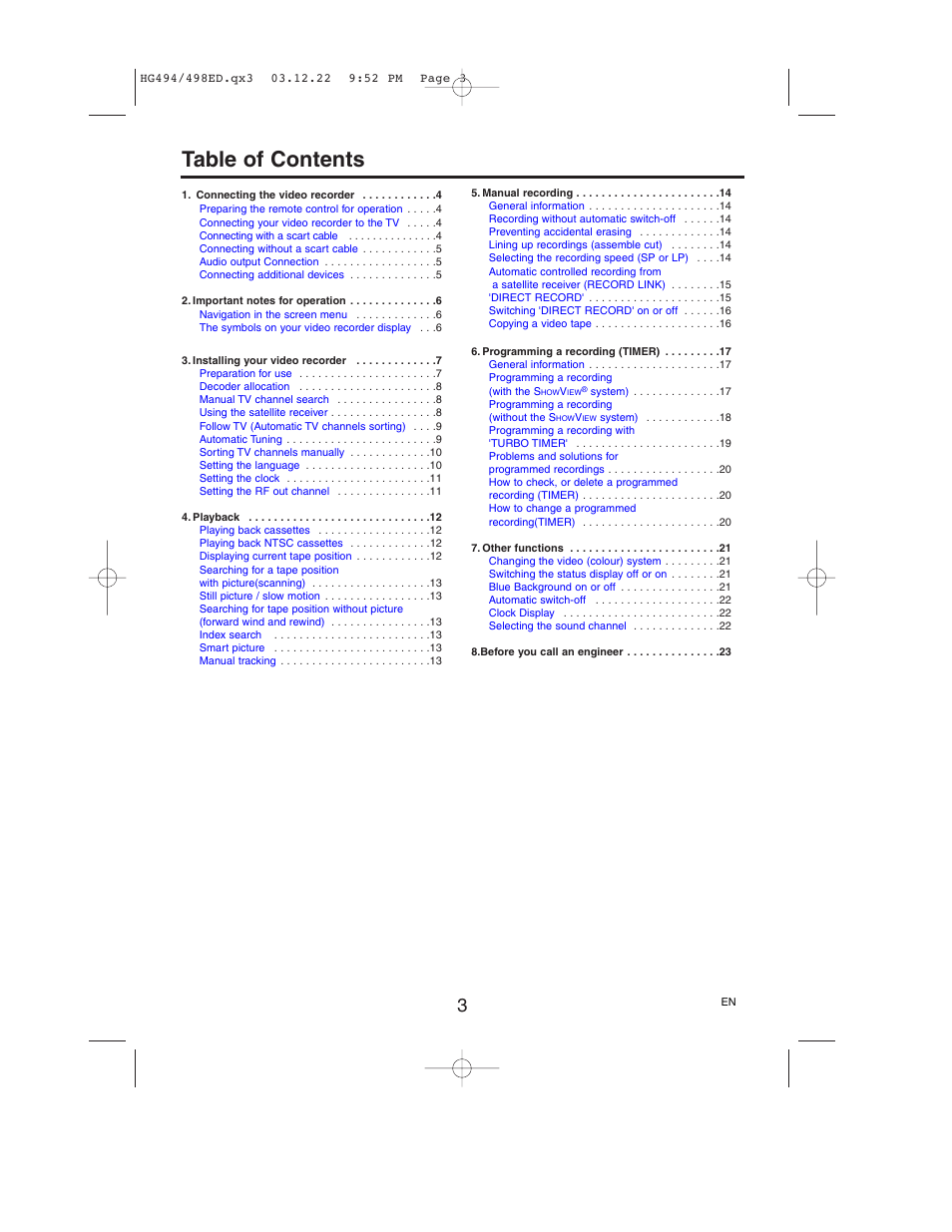 Philips VR750/58 User Manual | 24 pages