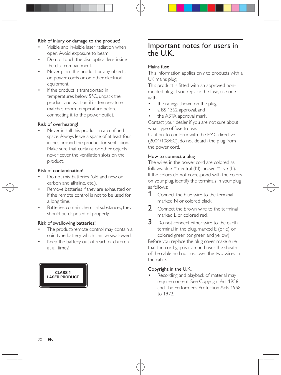 Philips BDP2900 User Manual | Page 20 / 25