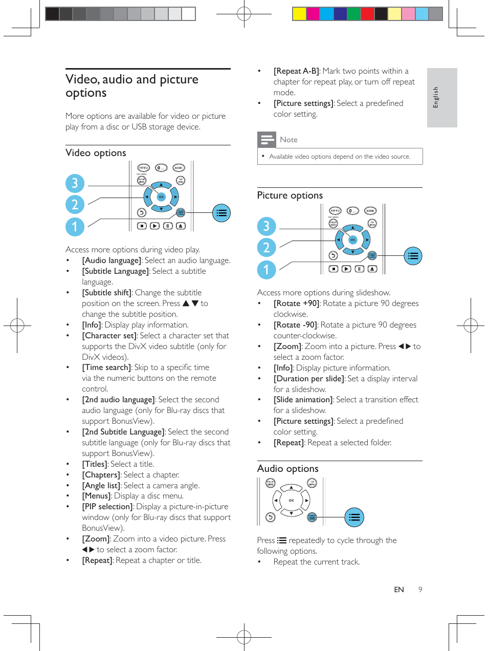 Philips BDP2900 User Manual | Page 9 / 25