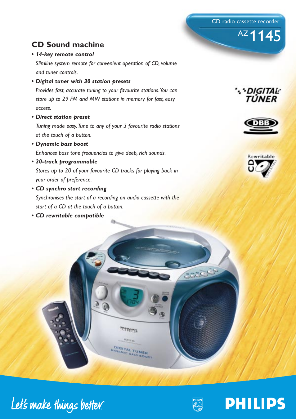 Philips 1145AZ User Manual | 2 pages