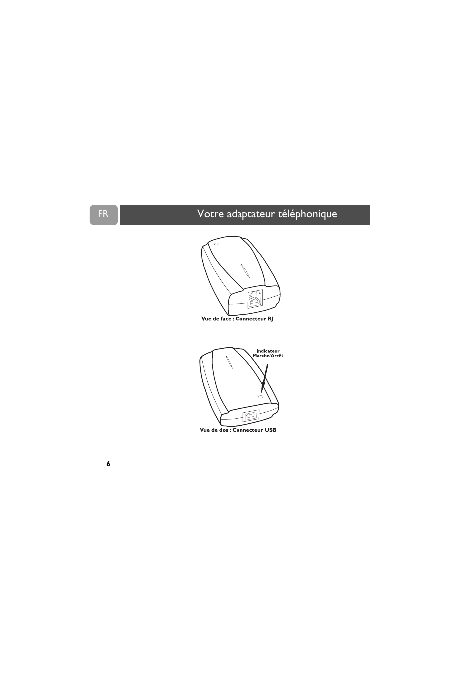 Votre adaptateur téléphonique | Philips VOIP021 User Manual | Page 33 / 72