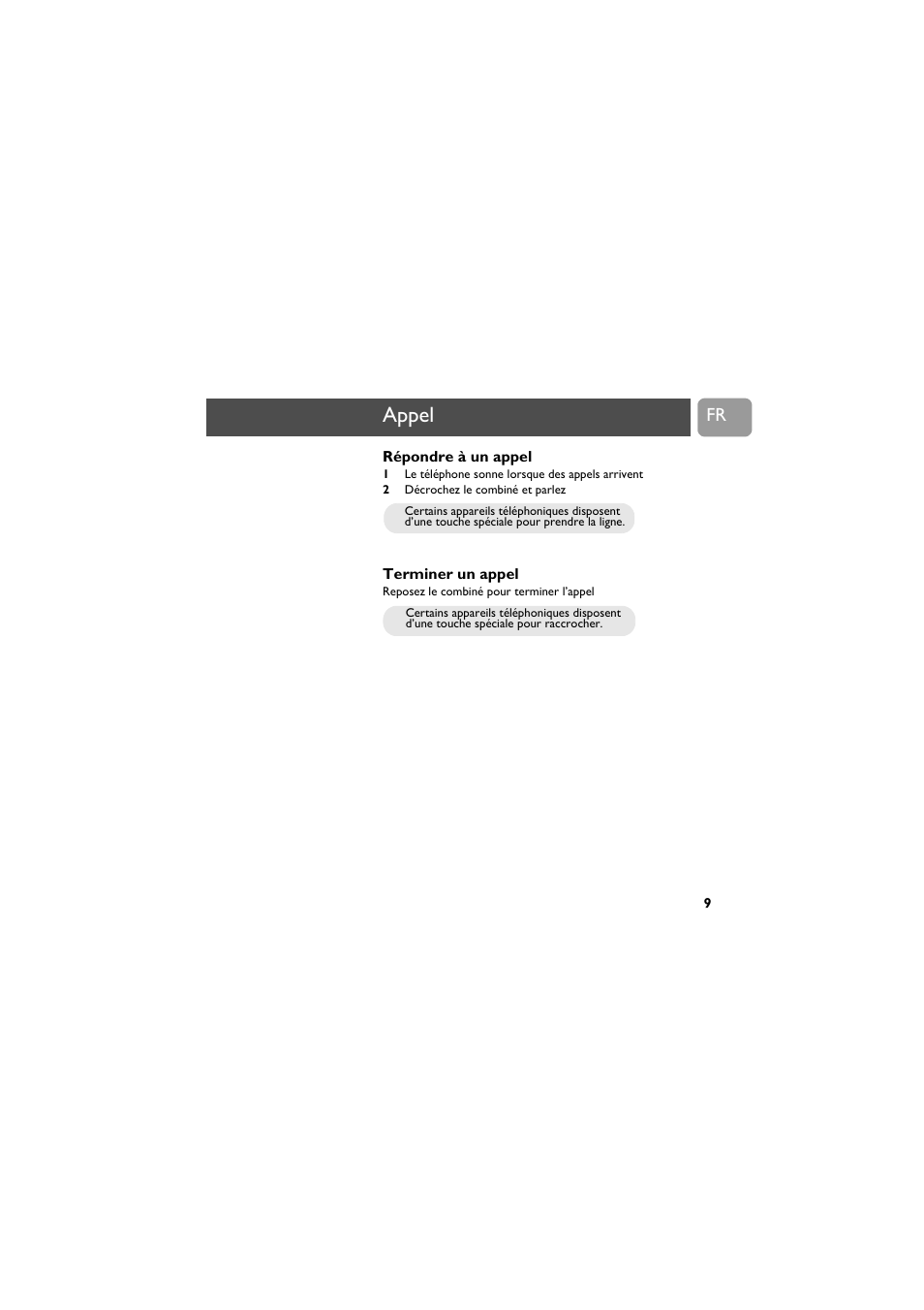 Appel | Philips VOIP021 User Manual | Page 36 / 72