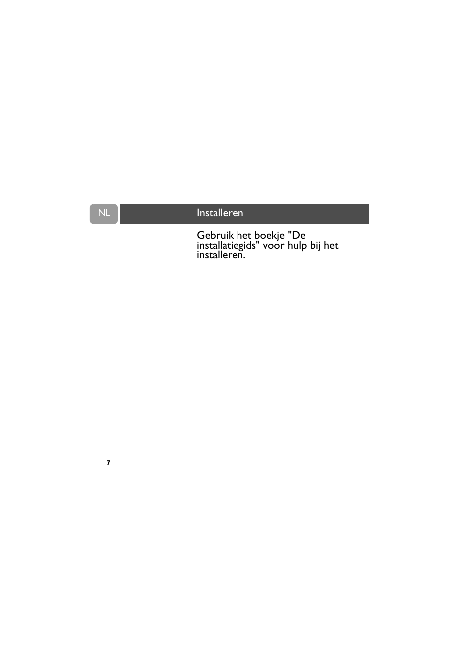 Installeren | Philips VOIP021 User Manual | Page 46 / 72