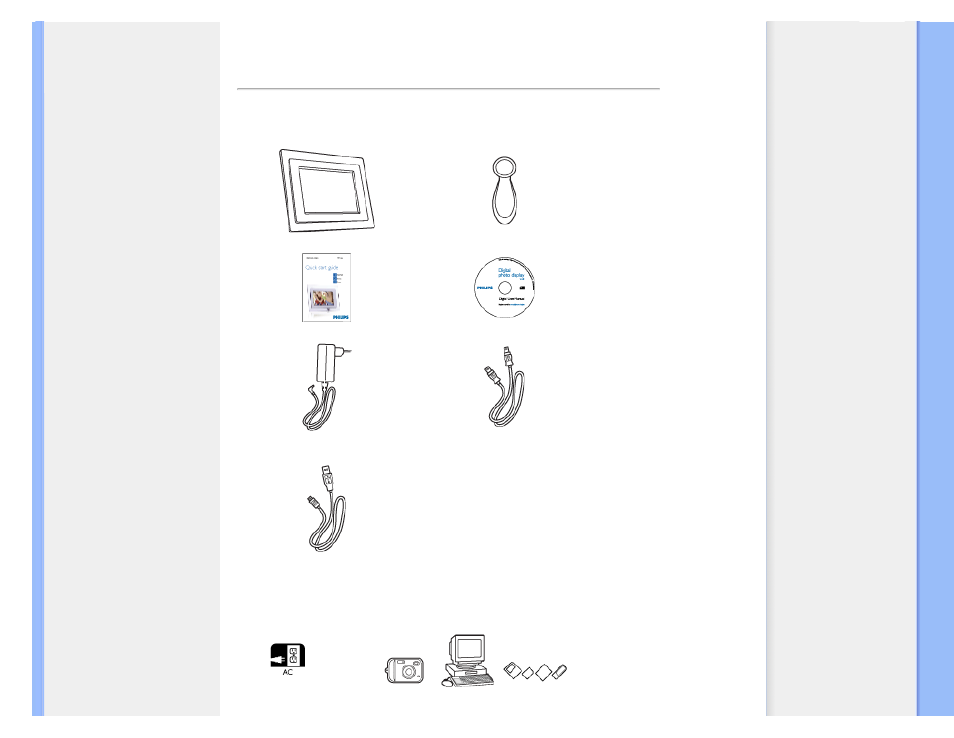 Packing list, Getting started | Philips GPIM-08 User Manual | Page 2 / 78