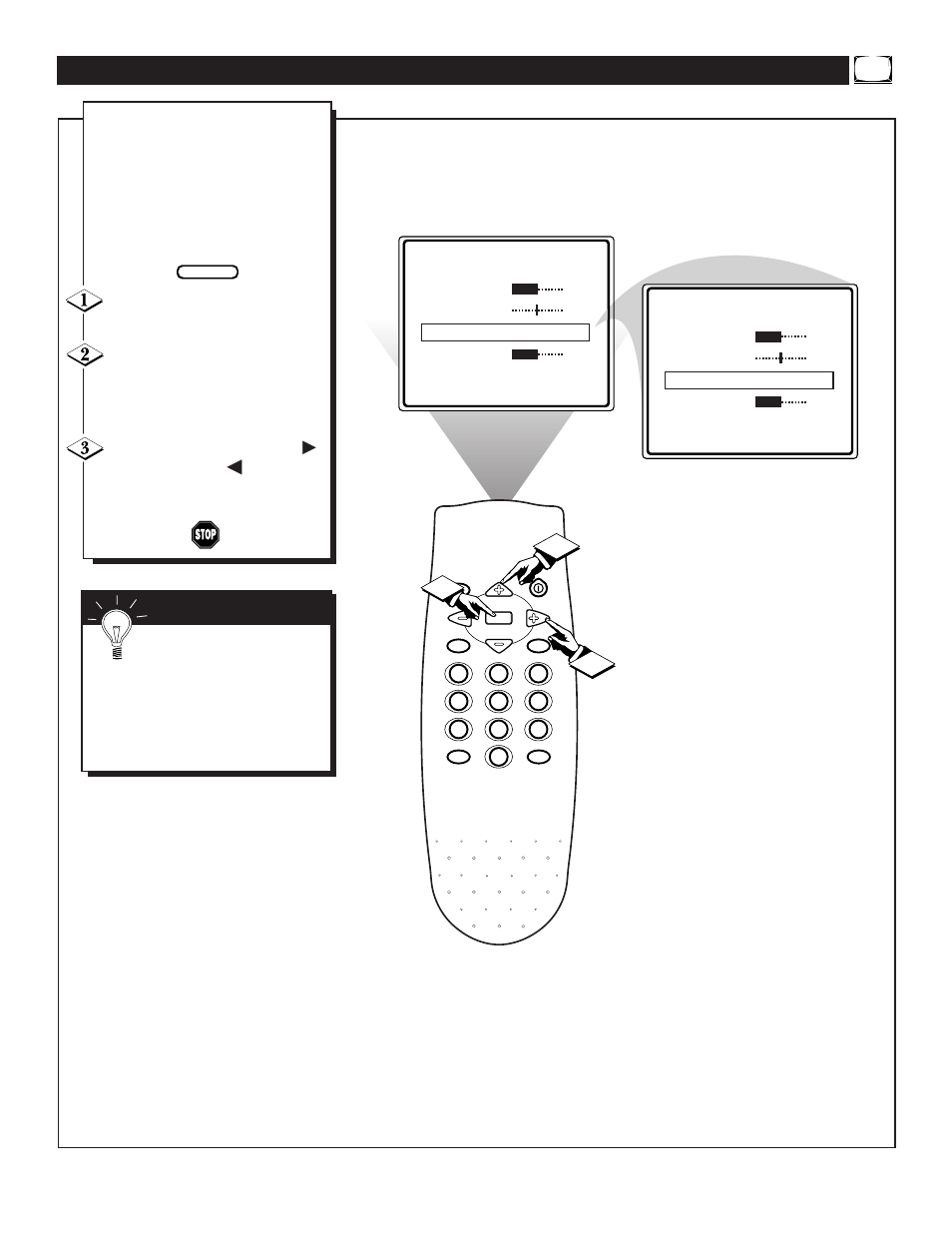 Ctivating the, Oise, Eduction | Icture, Ontrol | Philips TS2546C1 User Manual | Page 15 / 32