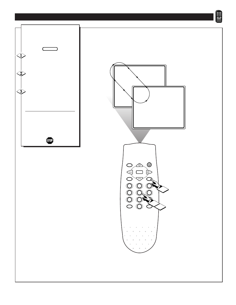 Sing the, Lternate, Hannel | Utton | Philips TS2546C1 User Manual | Page 19 / 32