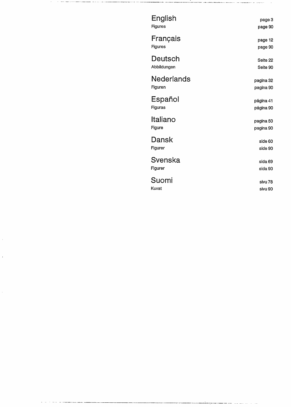 English, Français, Deutsch | Nederlands, Español, Italiano, Dansk, Svenska, Suomi | Philips CDD 882 User Manual | Page 3 / 19