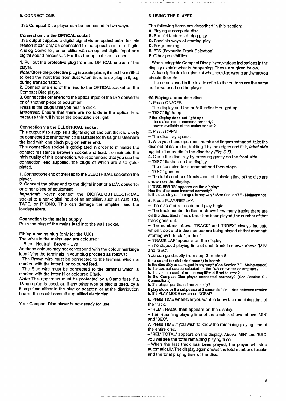 Philips CDD 882 User Manual | Page 7 / 19