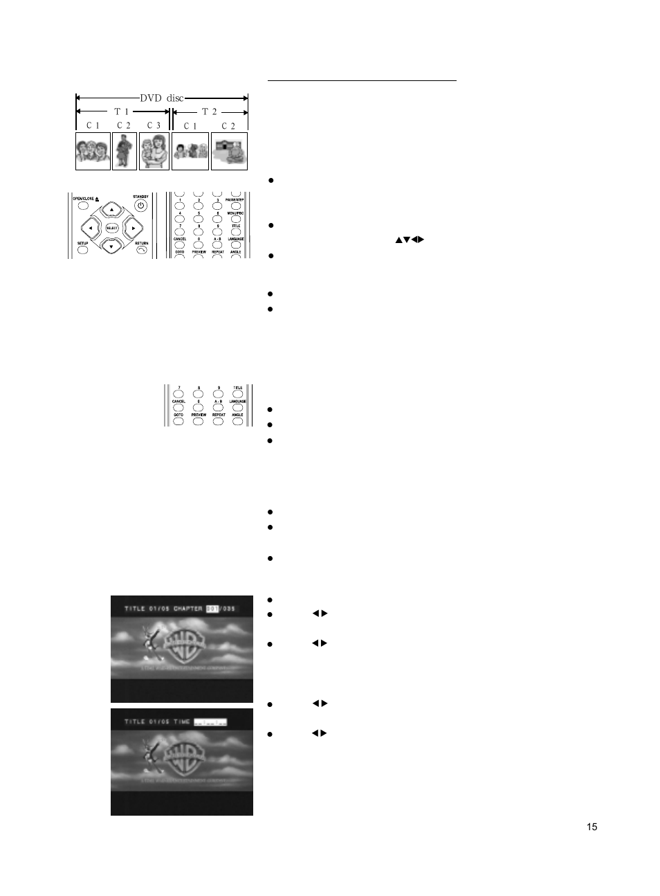 Playing title/chapter, Playing a dvd-video disc | Philips DVD762K User Manual | Page 14 / 37