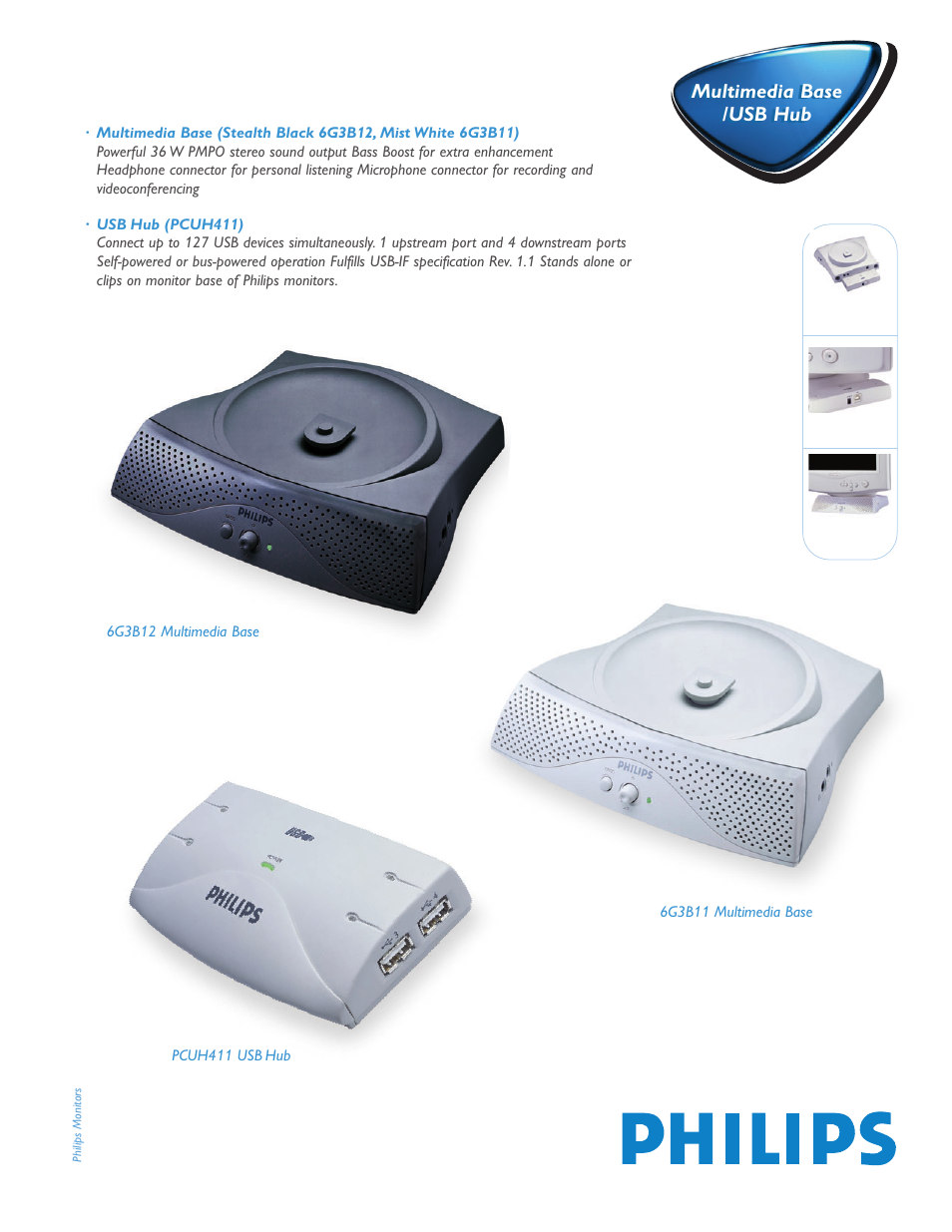 Philips PCUH411 User Manual | 2 pages