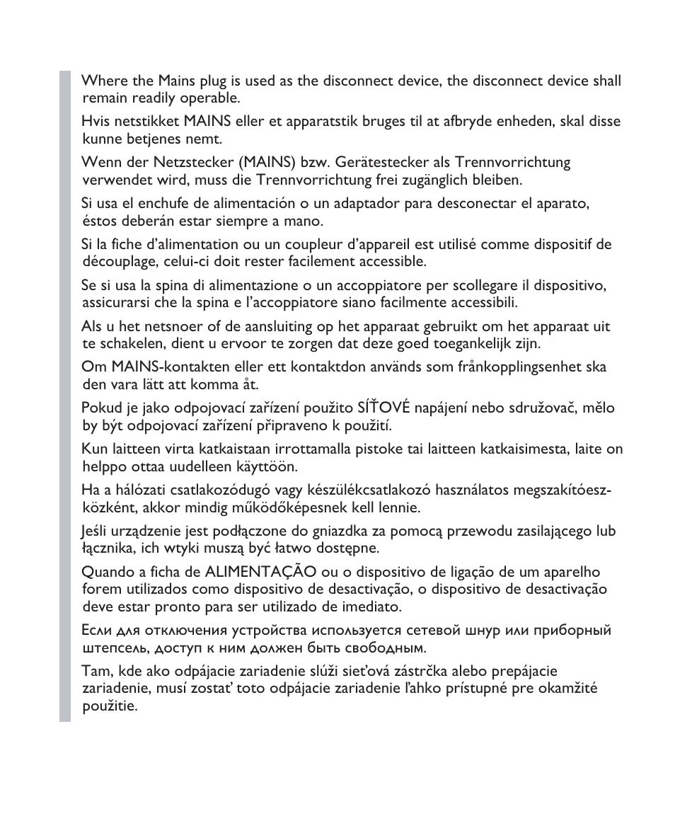 Philips Fidelio Docking speaker DS 3000 User Manual | Page 24 / 27