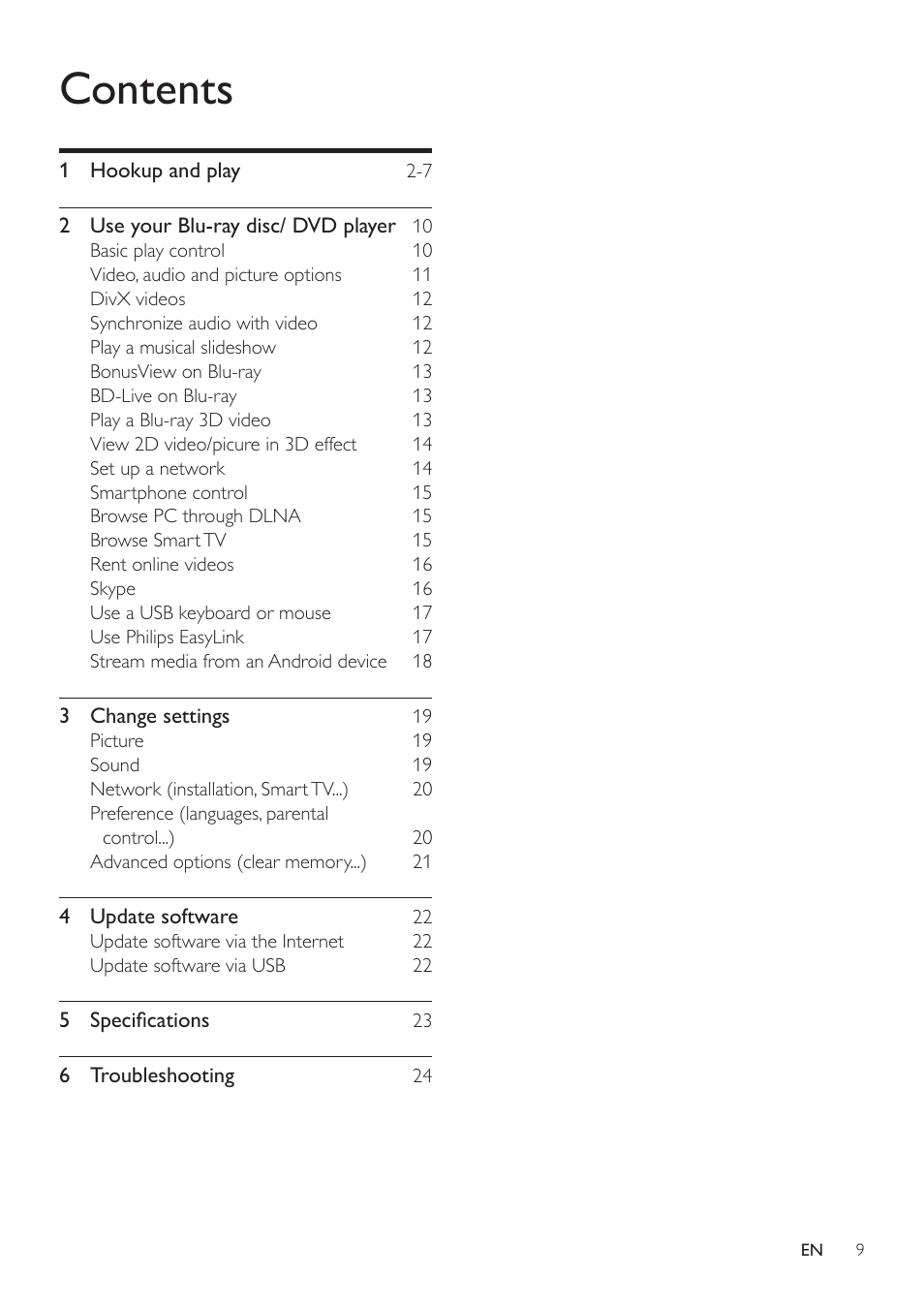 Philips BDP7700 User Manual | Page 9 / 30