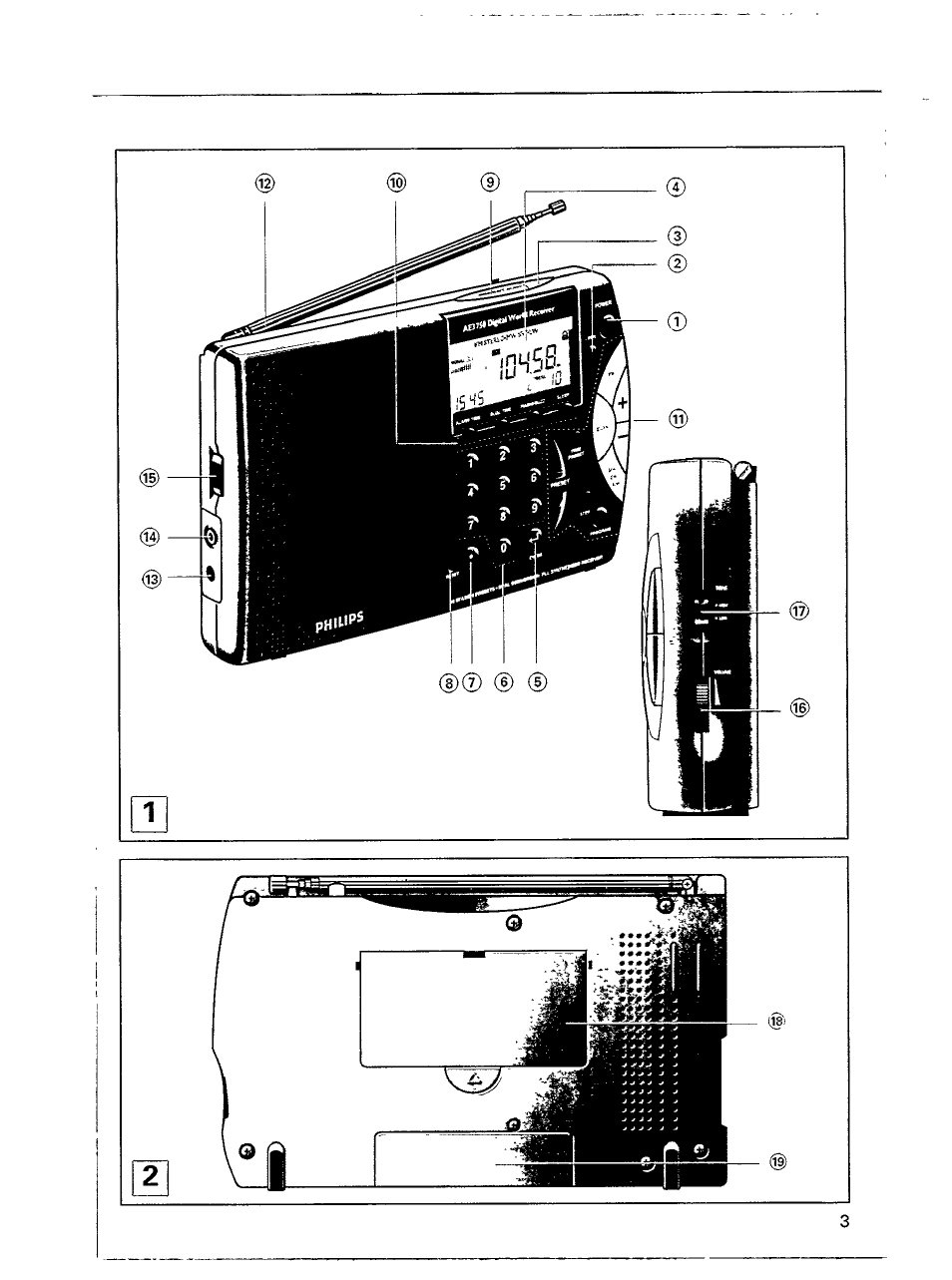 Philips AE 3750 User Manual | Page 3 / 13