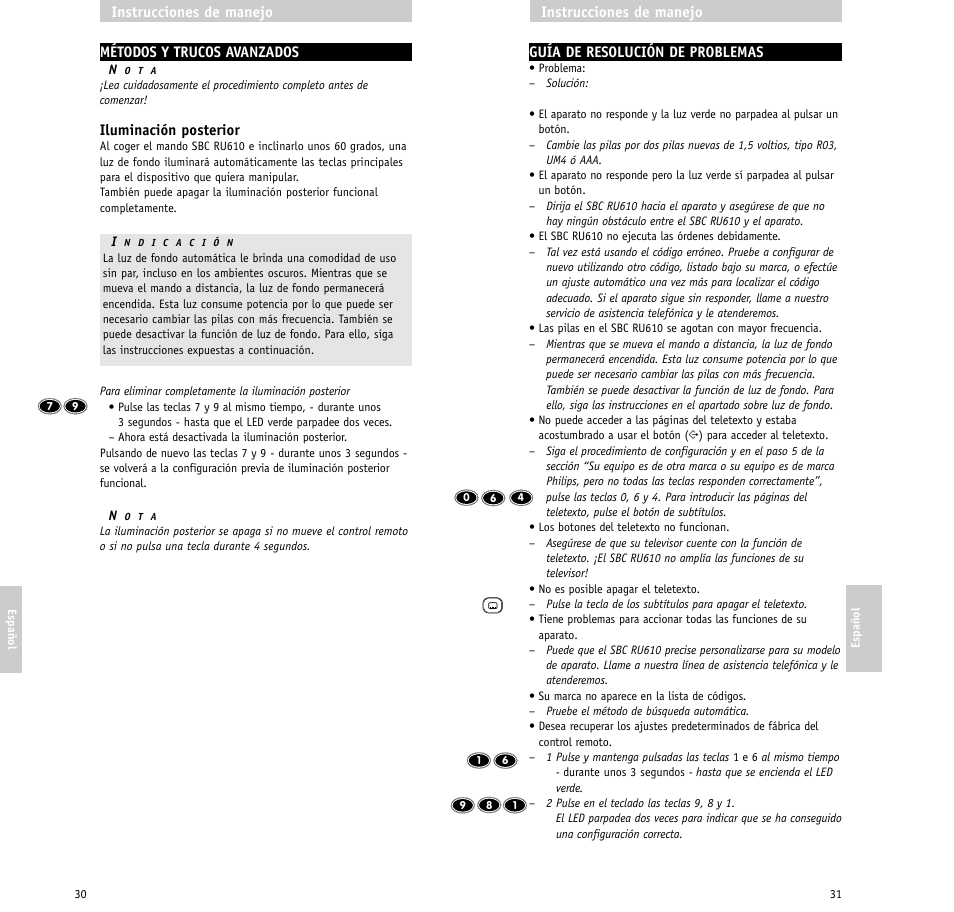 Philips RU610/00 User Manual | Page 16 / 30