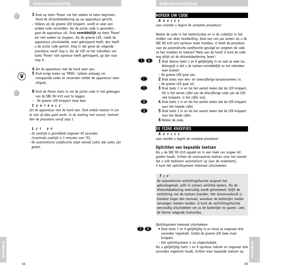 Philips RU610/00 User Manual | Page 23 / 30