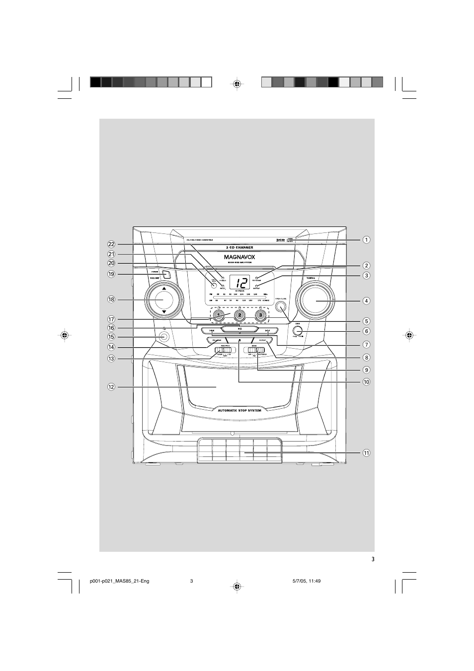 Philips MAS85 User Manual | Page 3 / 21