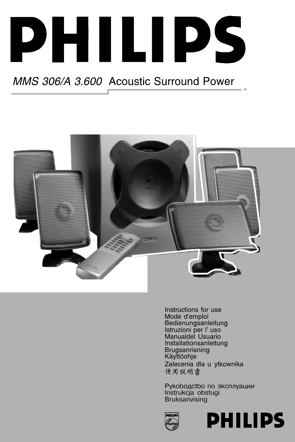 Philips MMS 306/A User Manual | 10 pages