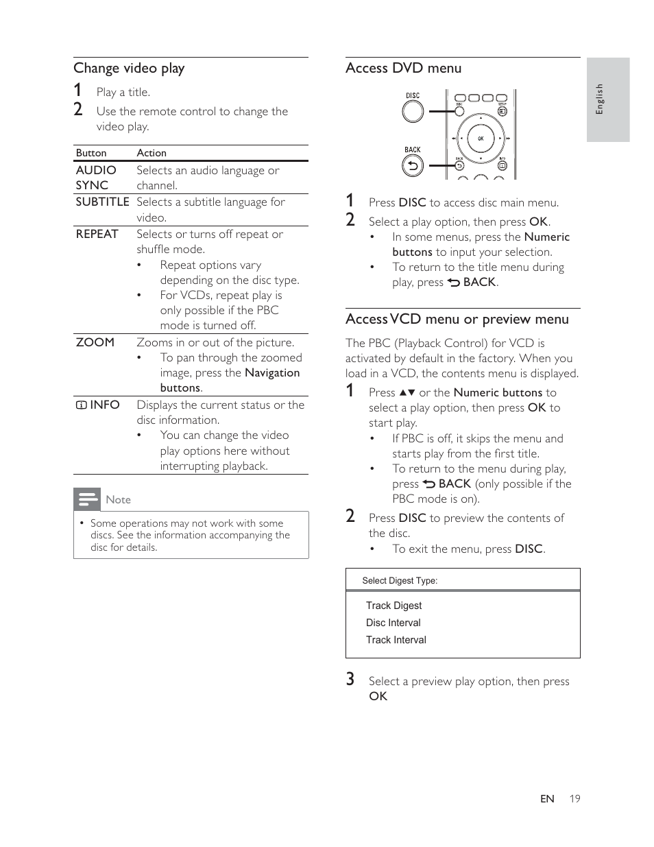 Philips HTS3181 User Manual | Page 19 / 38