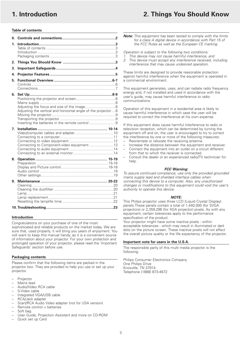 Philips cSmart Series User Manual | Page 3 / 23