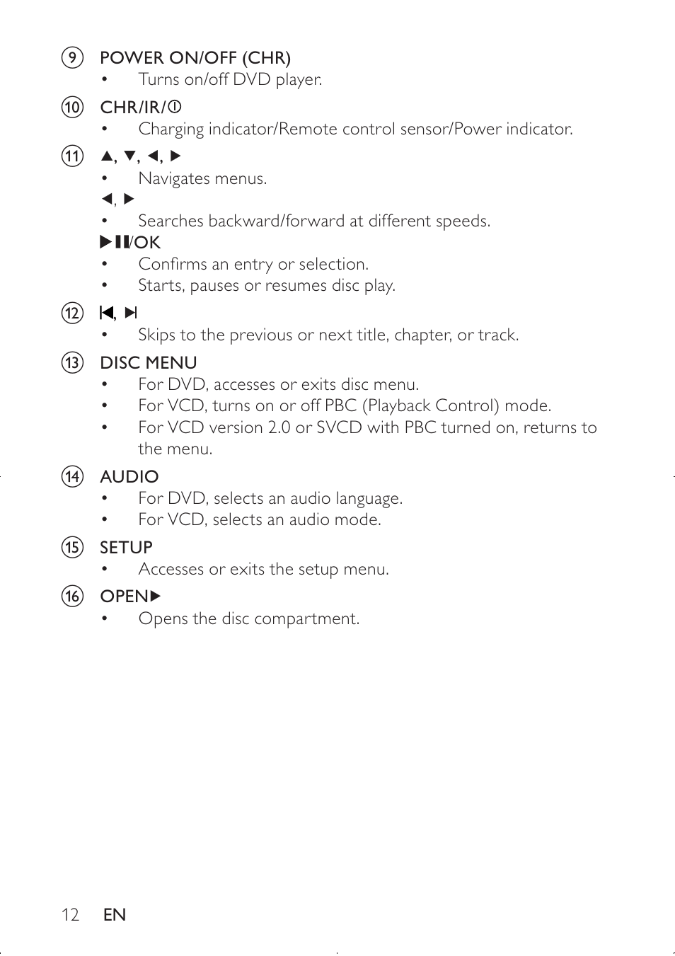 Philips PD9000/12 User Manual | Page 12 / 22