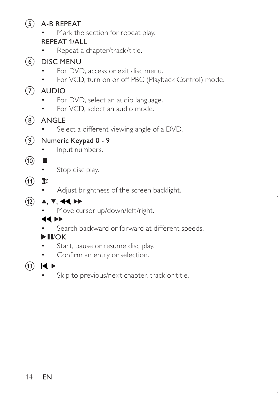 Philips PD9000/12 User Manual | Page 14 / 22