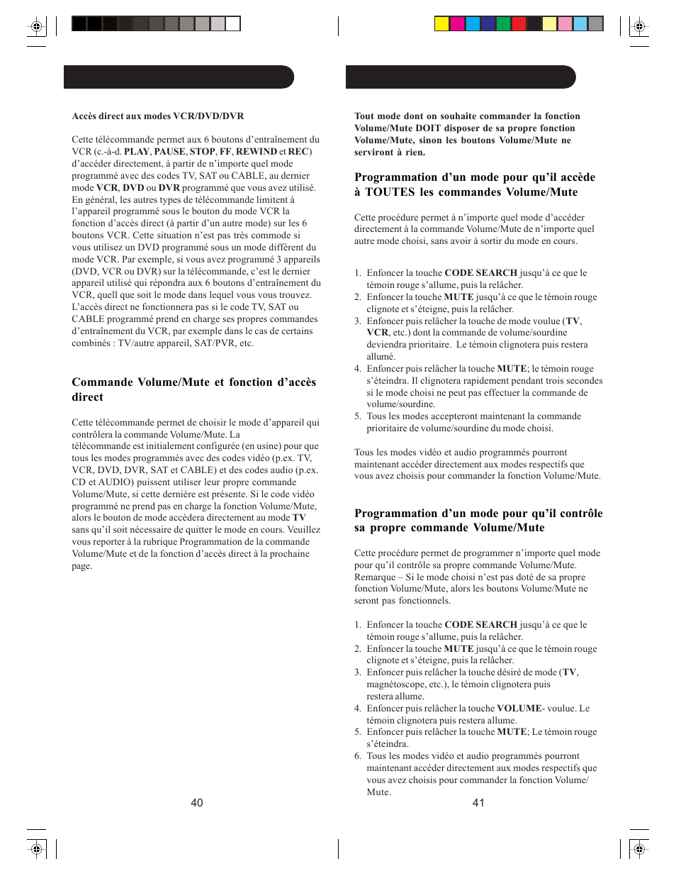 Configuration (suite) | Philips ph601s User Manual | Page 42 / 43