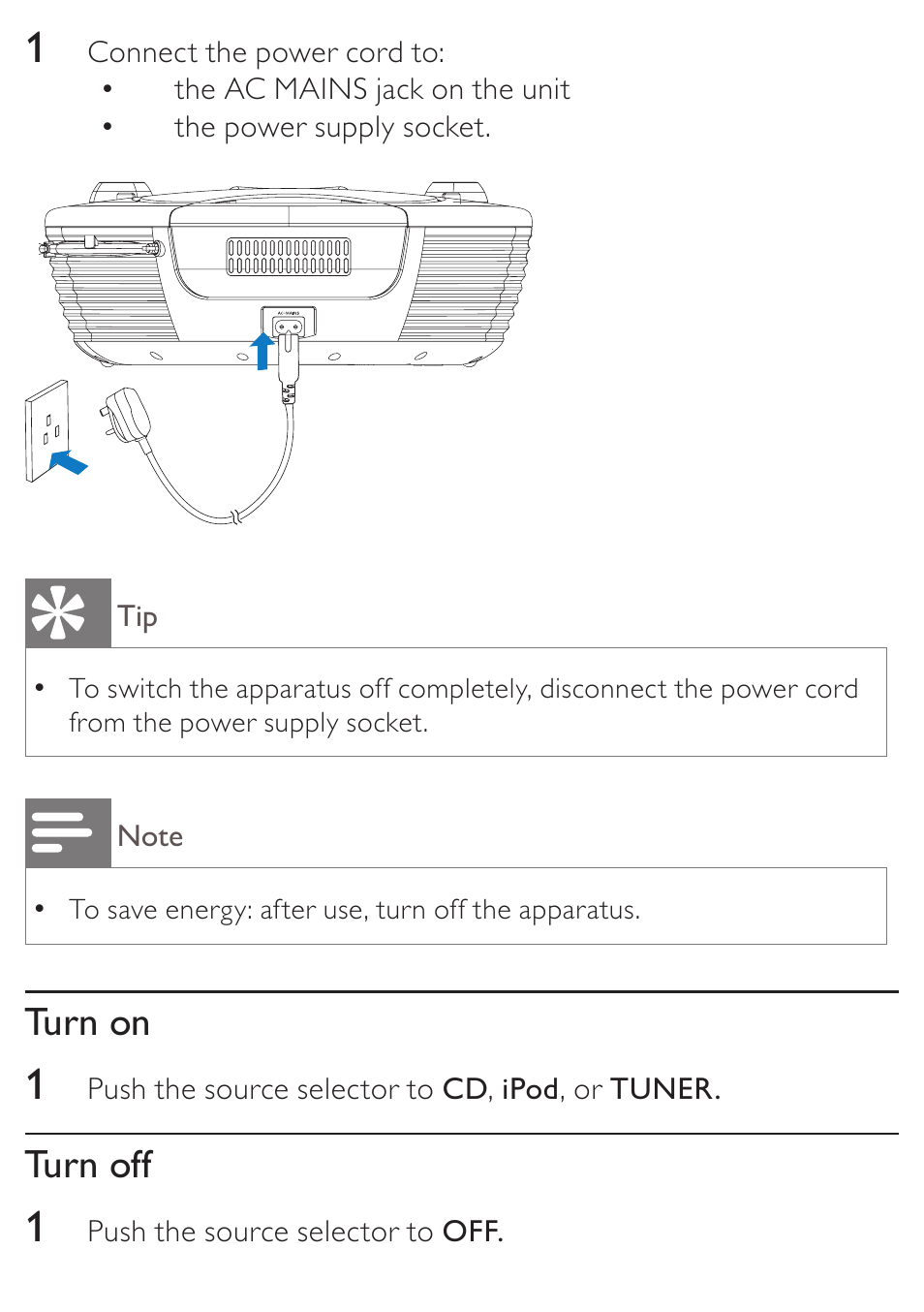 Philips AZD208/05 User Manual | Page 12 / 21