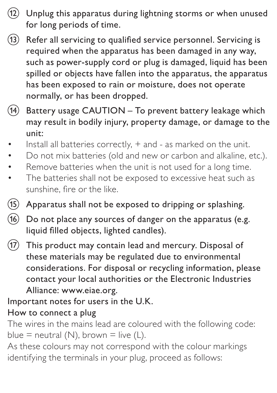 Philips AZD208/05 User Manual | Page 3 / 21