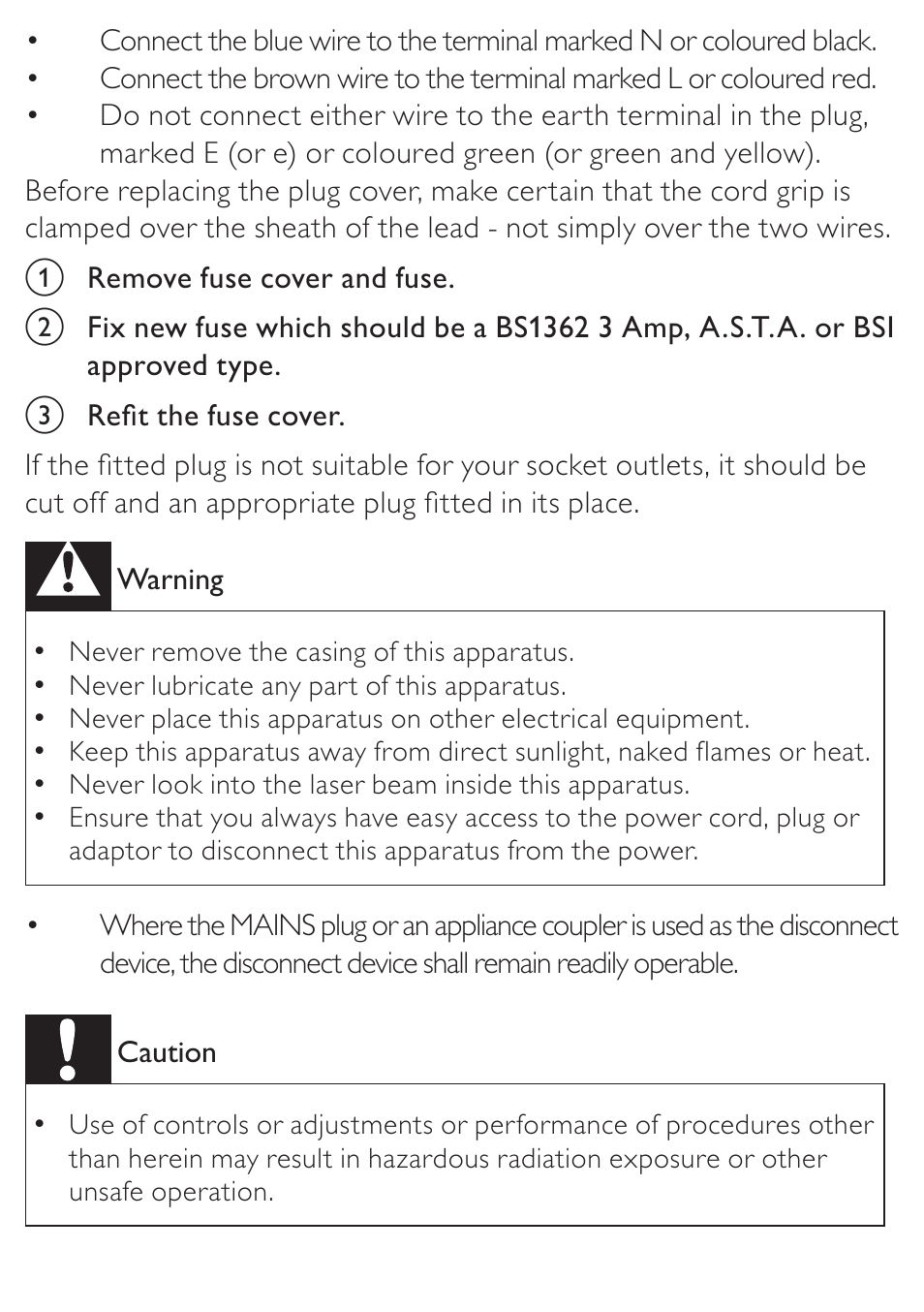 Philips AZD208/05 User Manual | Page 4 / 21