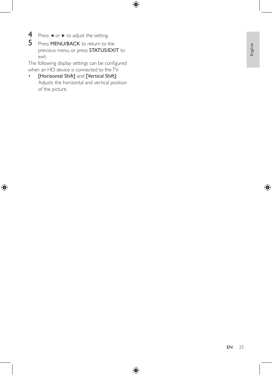 Philips 19PFL3403/77 User Manual | Page 25 / 32