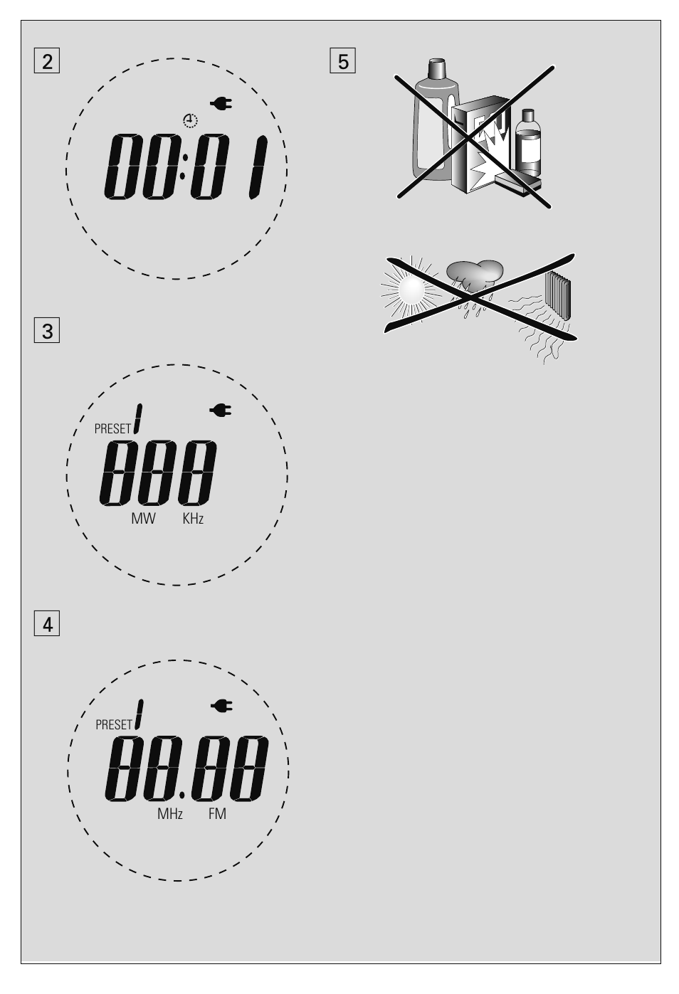 Portable radio, Class 1 laser product | Philips AE2790 User Manual | Page 3 / 12