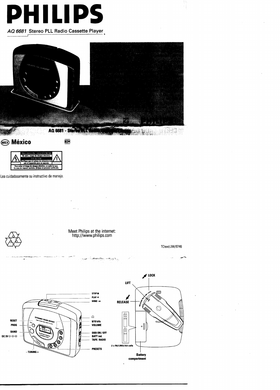 Philips AQ 6681/17 User Manual | 2 pages
