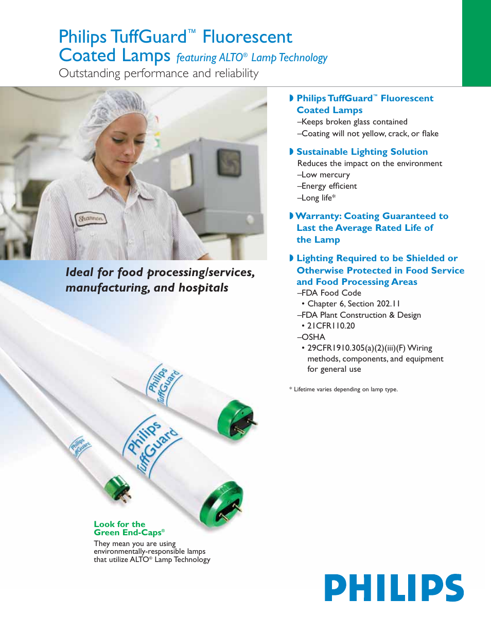 Philips TuffGuard P-5812 User Manual | 4 pages